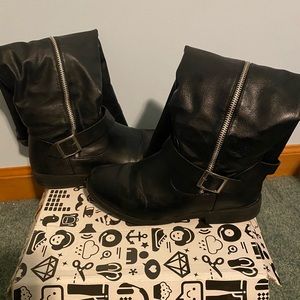 Tall Black Boots Size 8